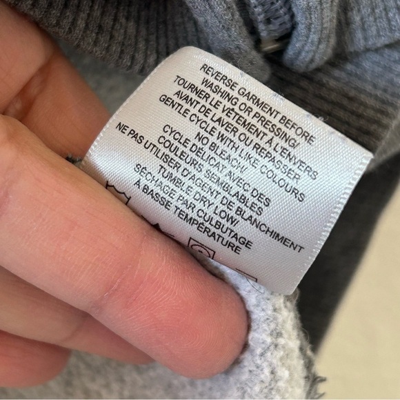 Roots 73 Women’s Zip Hoodie Large Gray Canada Embroidered Sporty Lounge Gym - Picture 9 of 12